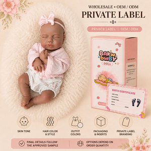 BAkwbwBY Poupée Reborn 12 Pouces Silicone Intégral Caucasienne Bébé Nouveau-Né Réaliste Collection OEM ODM Grossiste Fournisseur - Product Image 5