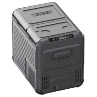 Mini-réfrigérateur portable double zone 45L 12V/24V/AC 100-240V à compresseur avec plage de température de refroidissement de -22°C à 20°C