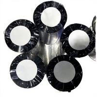 Cinta de Resina Termotransferible Mejorada con Cera, Núcleo de 1/2 Pulgada, Compatible con Tinta para Códigos de Barras, para Impresión de Etiquetas