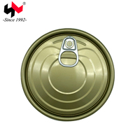 73 83 mm Fer-blanc EOE Easy Open End Couvercles pour Tomate Fish Cans Top 300 #307 #