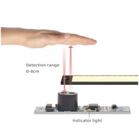 GREASON 12V/24V Proximity Small PCB Motion Sensor Module Human Body IR Touch Sensor pour LED Cabinet Light Inductive Switches