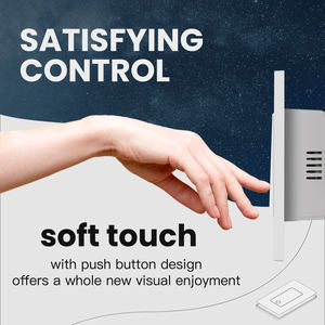 Interrupteur d'éclairage intelligent WiFi Tuya à 3 voies, unipolaire, bouton-poussoir, fil neutre requis, remplace un interrupteur, indicateur lumineux, position - Product Image 4