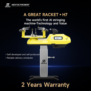 <span class=keywords><strong>Machine</strong></span> <span class=keywords><strong>à</strong></span> cordage électrique verticale professionnelle double usage pour <span class=keywords><strong>tennis</strong></span> et badminton, équipement de cordage de raquettes H7, fourniture d'usine - Product Image 4