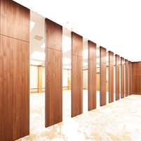 Cloison acoustique de 65 mm pour chambre d'hôtel, design de cloison amovible, meilleur prix bas