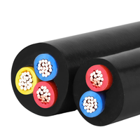 Câble d'alimentation flexible RVV H05VV-F 3 conducteurs en cuivre pur gainé PVC IP65 300/500V pour automobile, éclairage DIY, industrie et bâtiment