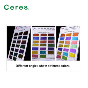 Mực bảo mật Ceres Yellow <span class=keywords><strong>Green</strong></span> to <span class=keywords><strong>Blue</strong></span> YY21, mực biến đổi quang học dùng cho tài liệu bảo mật - Product Image 5