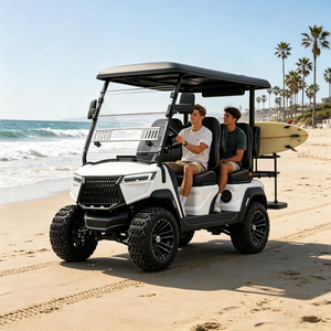 Carrito de Golf Eléctrico con Estructura Resistente, Suspensión de Doble Horquilla para Uso en Carreteras No Públicas, con Certificación DOT, CE y EEC - Product Image 1