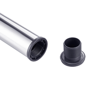 Kingstar usine OEM tube rond conique en métal pied de table personnalisé pour meuble d'armoire