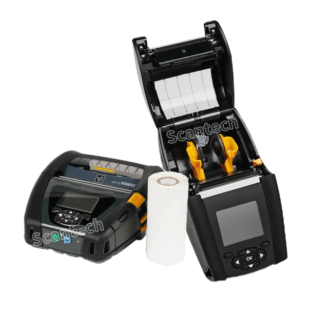 Rugged Portable Zebra ZQ630 Premium Mobile Receipt Printer 4 Inch Wireless RFID Direct Thermal Barcode Label Sticker Printer