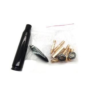 Tool-Free Oil-<b>Sprayed</b> Black Bullet Car Antenna Kit - Replacement Mast with 10 Adapters, Fits Most Vehicles - Product Image 6