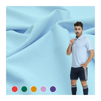 Tissu en polyester et élasthanne de haute qualité à motif à carreaux, tissu extensible double maille tendance pour vêtements