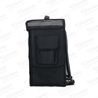 Sac à dos étanche et évolutif pour la livraison de nourriture avec écran LED de publicité intelligente pour moto Sac à dos USB en aluminium glacé
