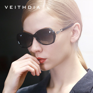 Veithdia – lunettes de soleil polarisées pour femmes, verres UV400 TAC, monture en plastique et métal, lunettes de conduite à la mode, 3170 - Product Image 4