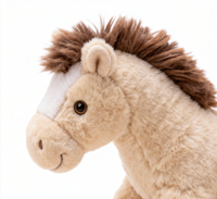 Mascotte en peluche personnalisée OEM/ODM Cheval du Zodiaque 2026, Poney porte-bonheur du Cheval pour le Nouvel An Chinois, Cadeau d'entreprise pour le Nouvel An