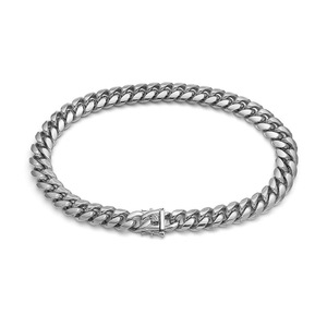 <span class=keywords><strong>24</strong></span> 인치 스테인레스 스틸 18k 골드 도금 망 쿠바 링크 체인 목걸이 팔찌 14mm - Product Image 2