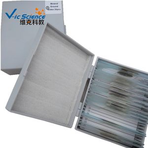 Fournisseur direct d'usine de lamelles de microscope pour la recherche géologique et de disques de ponçage pour roches ; 100 types de roches en un seul ensemble. - Product Image 5