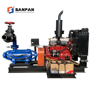Áp lực cao đa tầng 45Kw 150 kW thủy lợi dòng chảy cao động cơ diesel con dấu cơ khí chia Ly Tâm Bơm cho cát mỏ - Product Image 1