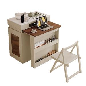 خشبي قابل للتمديد للشقة الصغيرة مع خزانة تقسيم متكاملة - Product Image 6