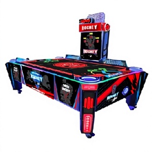 Máquina de Hockey de Aire de Primera Calidad HGR Super Air Hockey DX Arcade para 2 Jugadores, 400W, 220V, Construcción de Metal, Acrílico, Plástico y Madera, para Niños y Adultos - Product Image 1