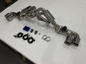 Sistema de Escape de Alto Rendimiento con Válvulas Electrónicas Valvetronic con Control Remoto para <span class=keywords><strong>Ferrari</strong></span> <span class=keywords><strong>F430</strong></span> Spider 4.3L V8 Convertible 2005+ - Product Image 1