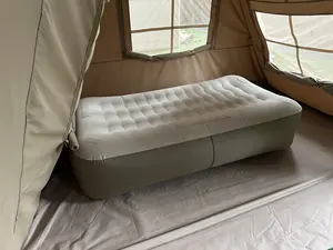 एल्यूमिनियम पोल आउटडोर लक्जरी कैम्पिंग पोर्टेबल बड़े तम्बू लोग वाटरप्रूफ डबल परत मोटा तम्बू कैम्पिंग स्थल