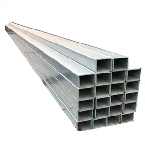 1mm thick s235jrh galvanized steel square iron pipe