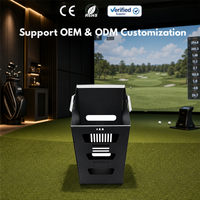 Étui de protection pour simulateur de golf JH-Mech personnalisé, indestructible, durable, sûr, pré-assemblé, en acier au carbone