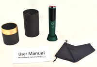 Appareil de beauté pour le visage et le cou, tête en verre cristal, anti-rides, masseur liftant pour le visage, resserrement de la peau, outil anti-âge et de rajeunissement