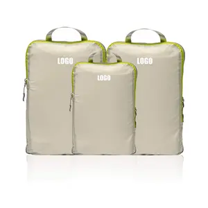 여행 천 잘 주최자 포장 컴팩트 압축 포장 큐브 수하물 보관 가방