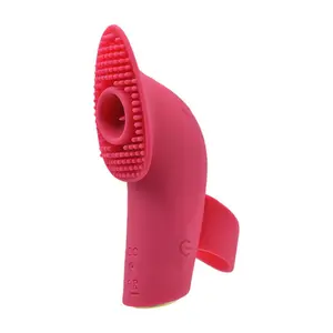 Massageador de sucção de mamilo para estimulação do clitóris, vibrador feminino para lamber a língua e os dedos, atualização de clímax para lésbicas