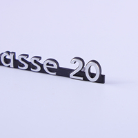 Étiquettes autocollantes 3D réutilisables à finition de surface complète, formes variées moulées sous pression, pour logos de serrures de porte métalliques et poignées de quincaillerie