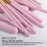 Kit de pinceaux et brosses de maquillage rose, accessoires professionnels, pour application de fond de teint, ensemble de 7, 10 ou 15 pièces, OEM, livraison gratuite pour échantillons
