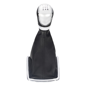 Poignée de levier de vitesse en cuir pour voiture Ford, 5 vitesses, 6 vitesses, ergonomique, pour transmission manuelle - Product Image 1