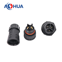 Soudure/Vis Cosse 3PIN AC Power Plug M20 Assemblage Panneau Type 15A Mâle Femelle Adaptateur Étanche IP68 Éclairage Câble Connecteur