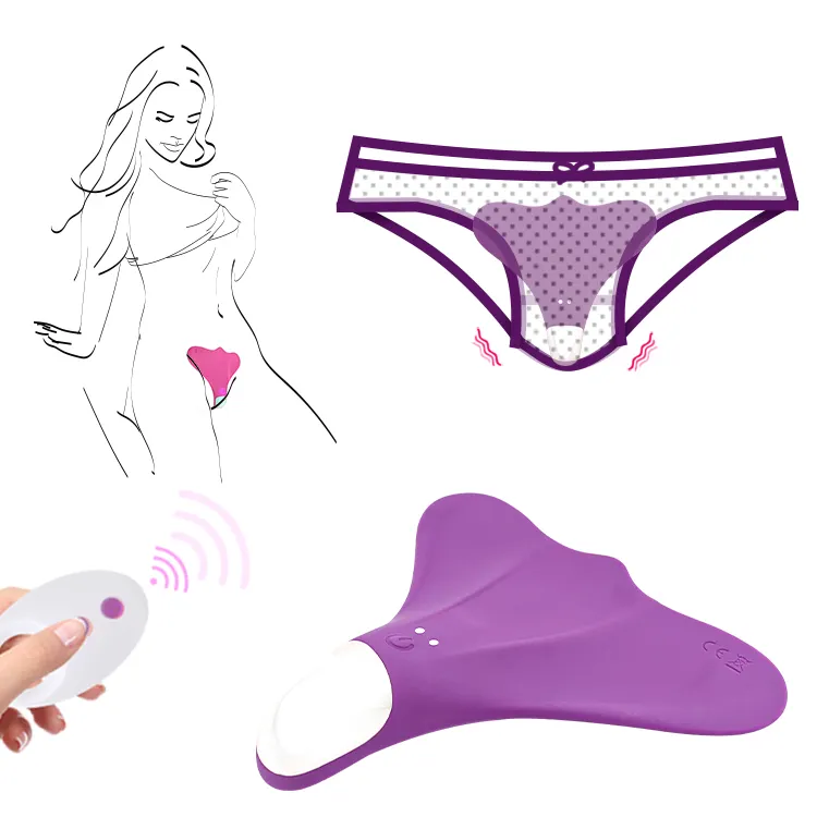 Drahtlose tragbare Unterwäsche Höschen Vibrator Sexspielzeug Frauen Dessous fern gesteuerte vibrierende Höschen