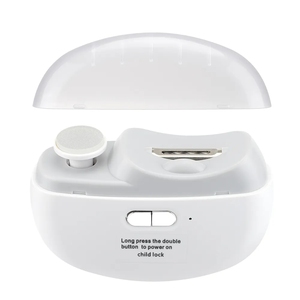 Lime à ongles électrique multifonctionnelle USB 2 en 1, coupe-ongles automatique, tondeuse à ongles, <span class=keywords><strong>manucure</strong></span> avec lumière - Product Image 1