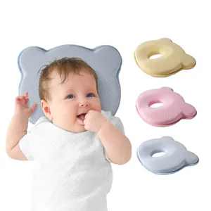 High quality soft breathable memory foam cotton boy girl infant sleep newborn baby pillow
