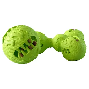 UFBemo 디자이너 사용자 정의 조밀 한 치아 고무 칫솔 개 물린 개 씹기 장난감 음식 분배 개 장난감 치료
