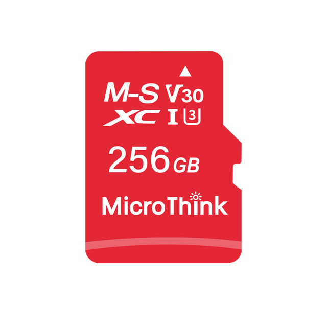 Microthink TF Memory Card Factory Wholesale 32G 64G 128G 256G Mini SD Card Plastic A1 U3 V30 for Car GPS Dash Cam DVR MP3 Camera