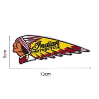 Écussons brodés thermocollants pour vêtements de motards indiens, à coudre sur les chapeaux, sacs, vestes de motard, manteaux, badges décoratifs