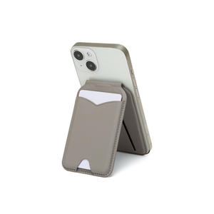 Portefeuille multifonctionnel en cuir avec miroir pliable intégré, porte-cartes magnétique pour téléphone portable, poche pour cartes de crédit - Product Image 4