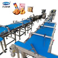 Machine automatique de collage haute précision à écran tactile PLC pour sachets, pochettes et films de produits alimentaires, biscuits, barres chocolatées, gâteaux et craquelins