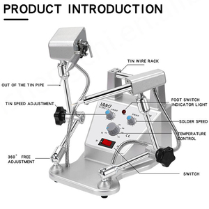 Pistola de Soldadura Automática Eléctrica Portátil Controlada por PLC, Herramienta Robótica de Soldadura de Estaño, Interruptor de Pie, 4 kg, Garantía de 3 Años, Maquinaria - Product Image 3