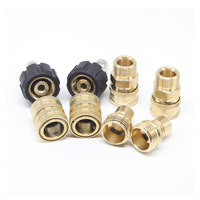 Adaptateur pivotant pour buse de nettoyeur haute pression NBT M22, kit d'adaptation de tuyau en cuivre et plastique jusqu'à 5000 PSI, pour connecter une lance à mousse