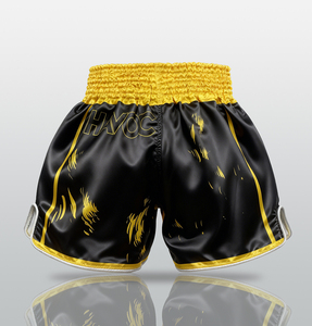 軽量昇華プリントムエタイショーツ トレーニングムエタイ カスタムファイトショーツ ムエタイショーツ キックボクシングショーツ - Product Image 3