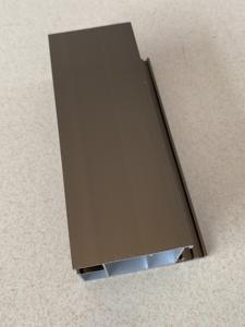 أنودة الشمبانيا سلسلة البثق سبائك الألومنيوم النوافذ والأبواب الجانبية مع خدمة القطع للسنيغال وغانا - Product Image 4