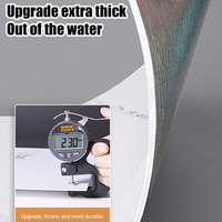 Papel Tapiz Moderno Resistente al Calor, Impermeable, Autoadhesivo, de PVC, para Decoración de Interiores