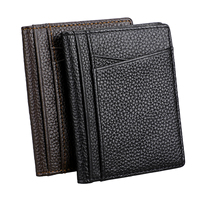 Dompet Kartu Kulit Asli Siap Kirim, Dompet Kartu Identitas Lipat Dua