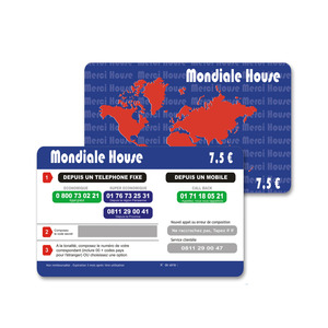 Papel <span class=keywords><strong>de</strong></span> impresión personalizado cero teléfono tarjetas <span class=keywords><strong>prepago</strong></span> cero Tarjeta <span class=keywords><strong>de</strong></span> telecomunicaciones/teléfonos móviles - Product Image 2