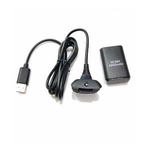 XBOXes 360 무선 컨트롤러 콘솔 교체 게임 패드 Bateria 키트 용 충전기가있는 4800mAh 충전식 배터리 팩 - Product Image 1